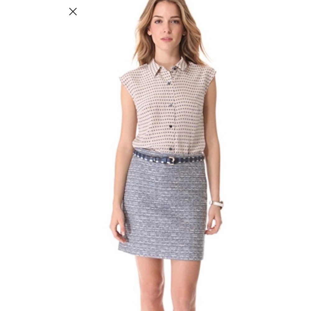 Marc by Marc Jacobs Izzy Print Silk Blouse